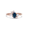 Peony Montana Sapphire Multi Stone Engagement Ring