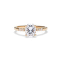 Lucy Oval Cut Moissanite Engagement Ring