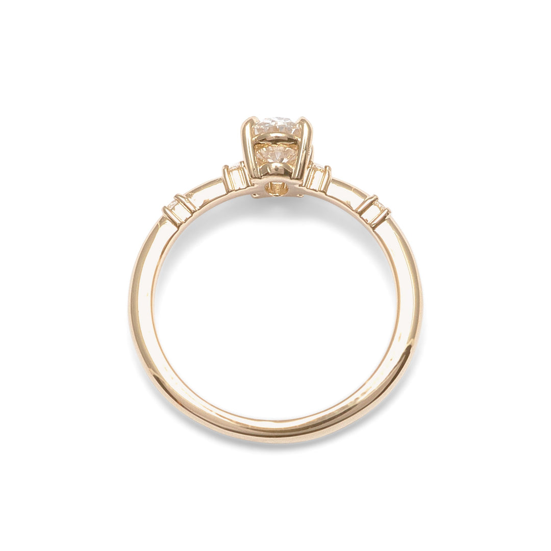 Juniper Oval Cut Engagement Ring