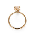 Gabriella Hidden Halo Oval Cut Diamond Engagement Ring