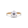 Libby Old Euro Cut Moissanite Engagement Ring