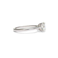 Jacinth Diamond Engagement Ring