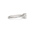 Jacinth Moissanite Engagement Ring