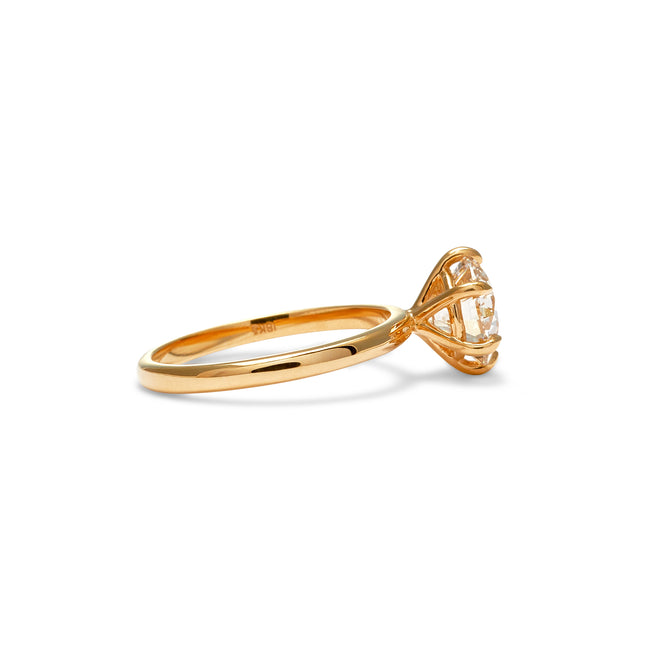 Jenny Round Cut Diamond Engagement Ring (6 prongs)