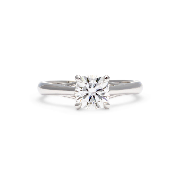 Michelle Cushion Cut Moissanite Engagement Ring - Identity Diamonds