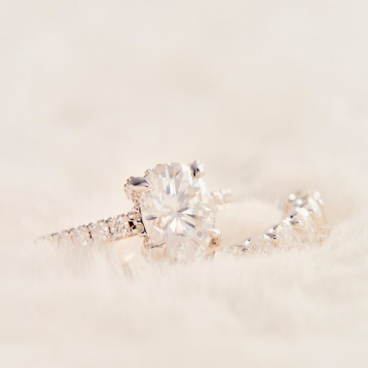 Eliza Oval Cut Diamond Engagement Ring