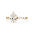 Astrid Pear Cut Diamond Engagement Ring