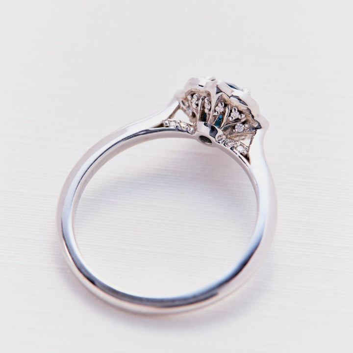 Esther Moissanite Engagement Ring