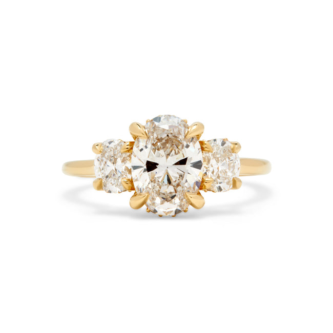 Charlotte Oval Cut Engagement Ring Identity Diamonds