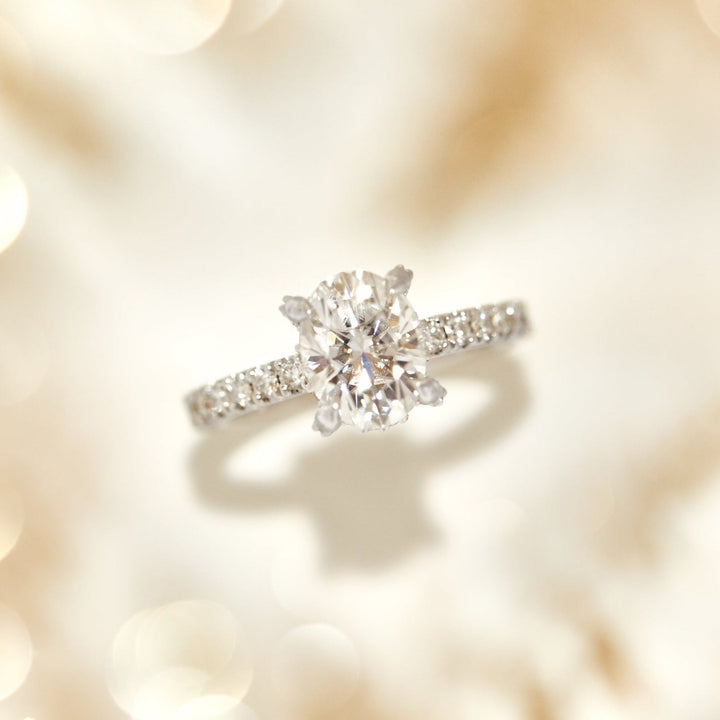 Eliza Oval Cut Engagement Ring - Identity Diamonds