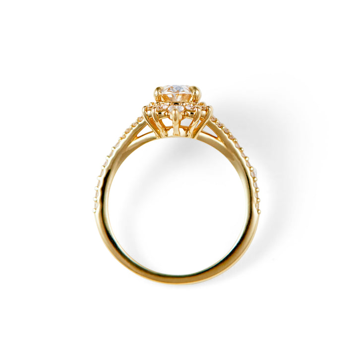 Wyona Oval Cut Diamond Engagement Ring
