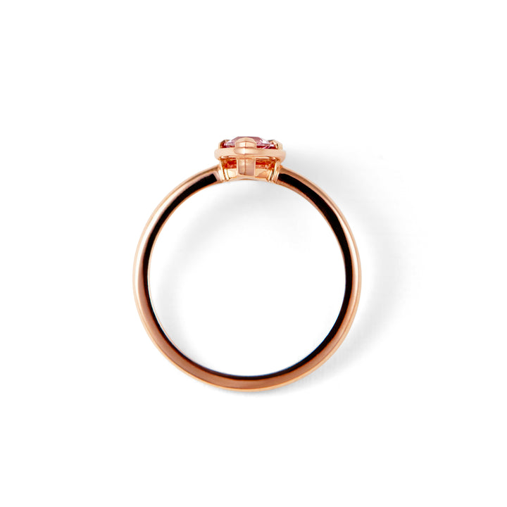 Saffron Montana Sapphire Engagement Ring