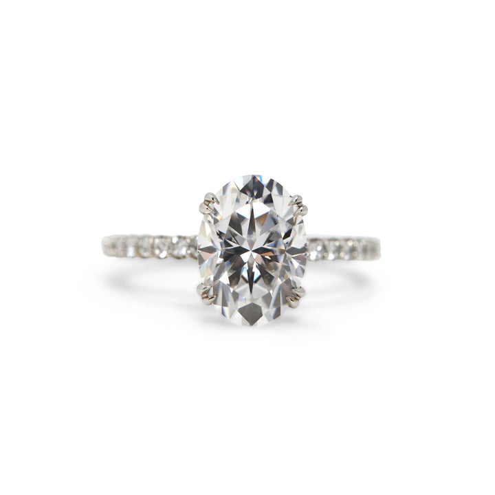 Reese Oval Cut Moissanite Engagement Ring