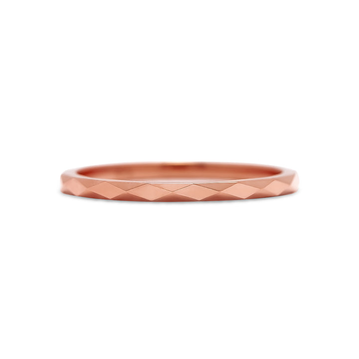 Laure Faceted Band - Identity Diamonds