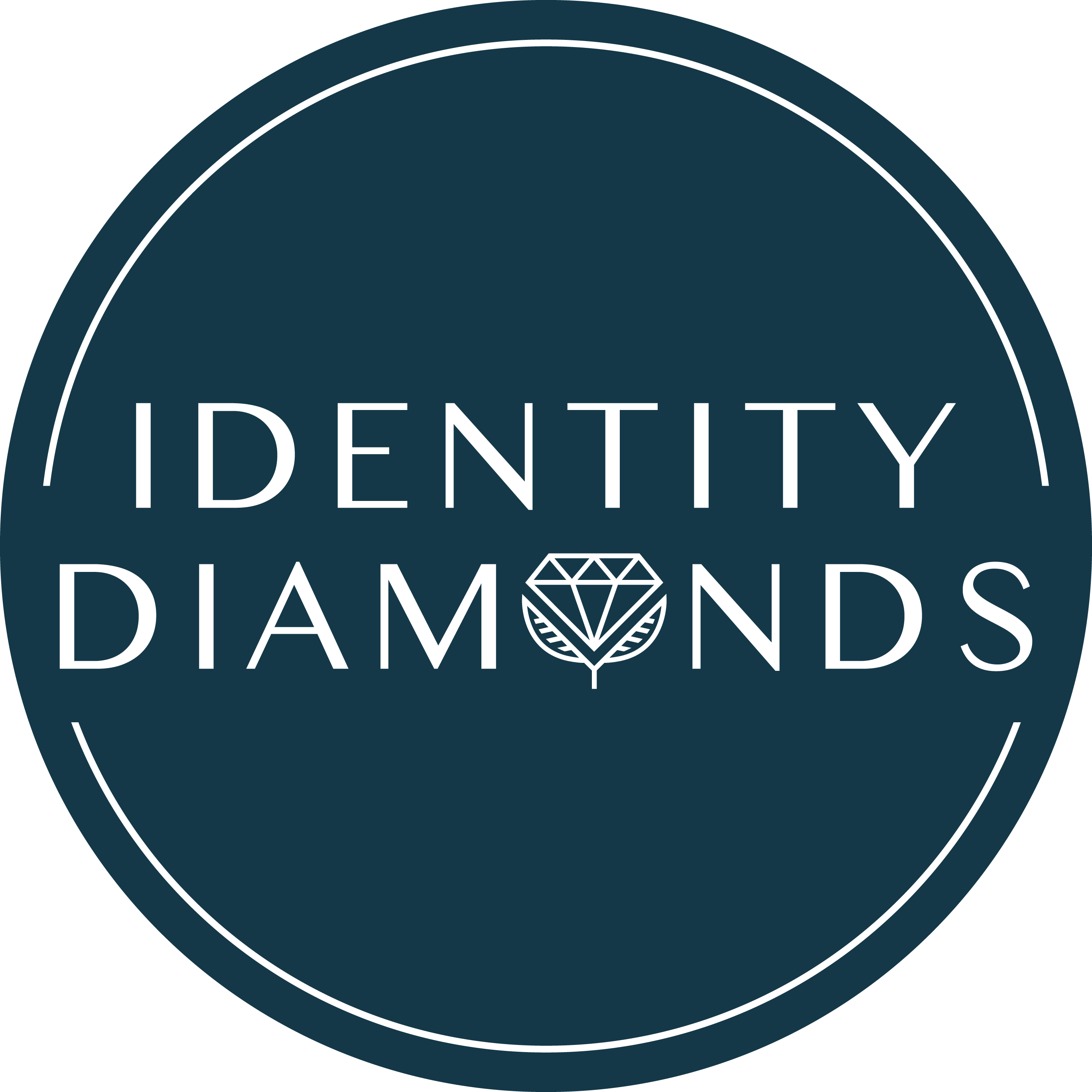 Blue Sapphire & Diamond Necklace – Identity Diamonds