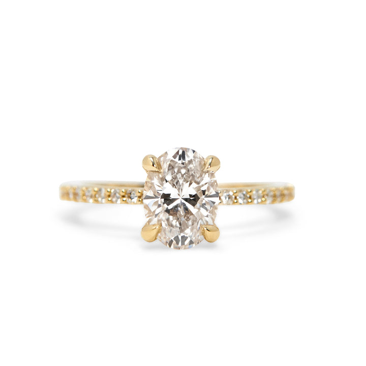 Aurora Oval Cut Engagement Ring
