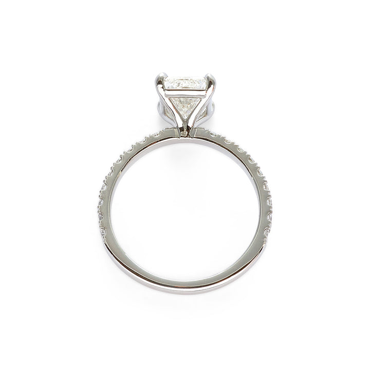 Levi Radiant Cut Diamond Engagement Ring