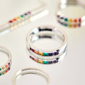 Parker Rainbow Unity channel set band