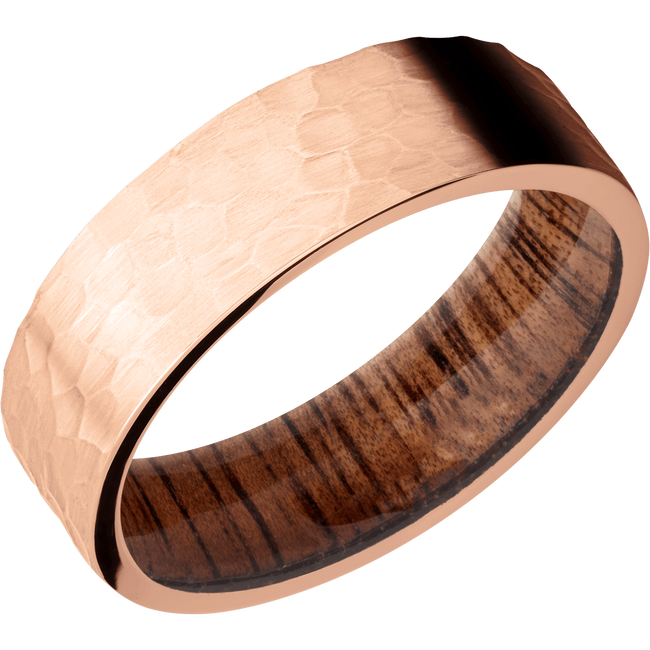 *In Stock* Rose Gold & Wood Band – Identity Diamonds