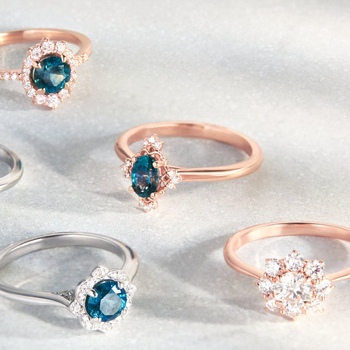 Vivian Montana Sapphire Engagement Ring