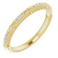 Genevieve Diamond Wedding Band