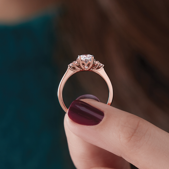 Lisbeth Oval Cut Diamond Engagement Ring
