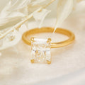 Jenny Radiant Cut Moissanite Engagement Ring