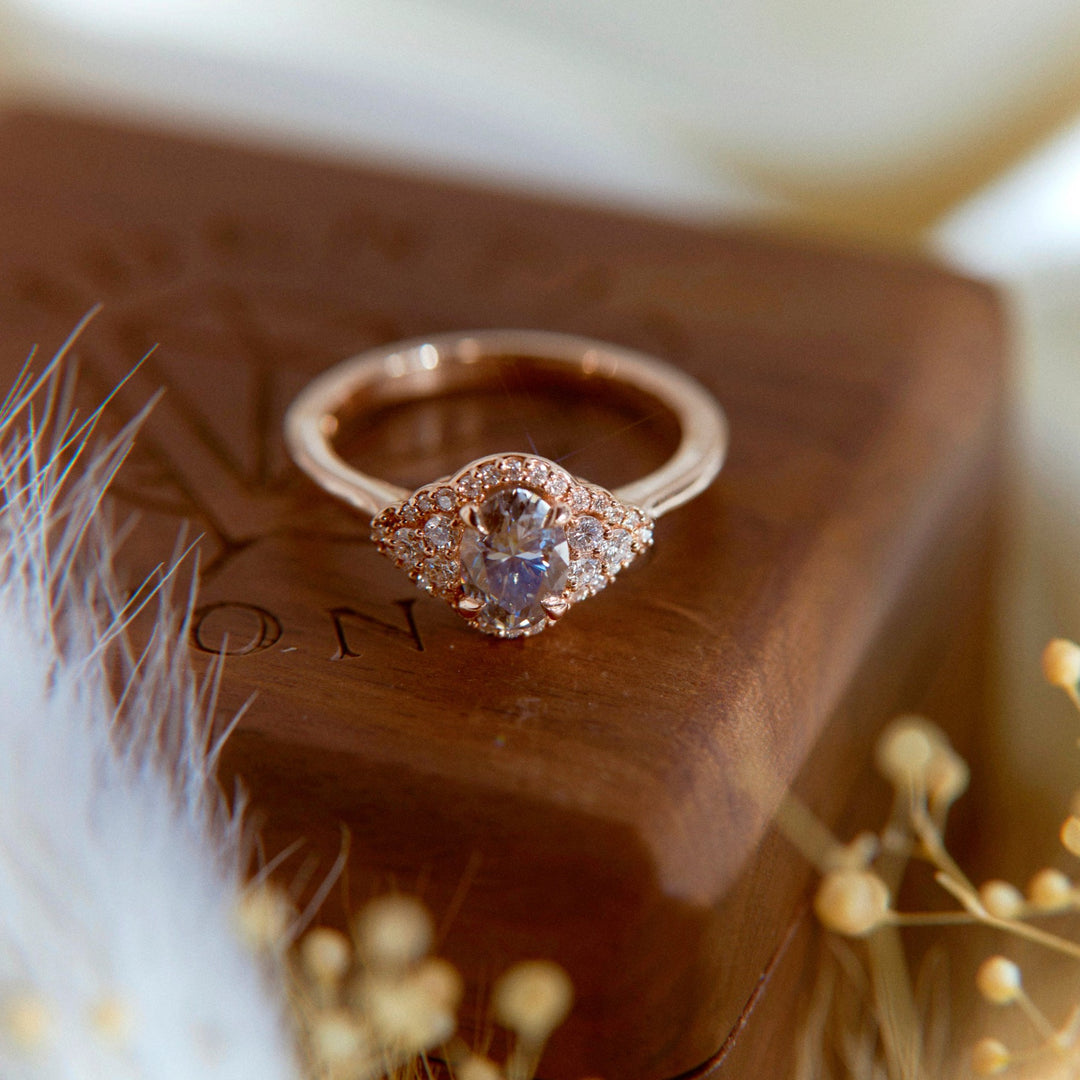 Adora Moissanite Engagement Ring