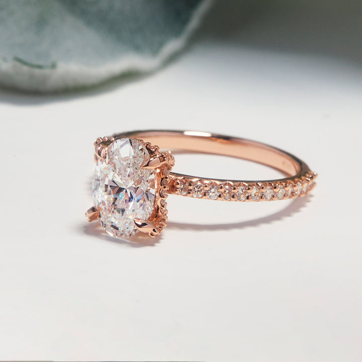 Ariel Oval Cut Diamond Engagement Ring