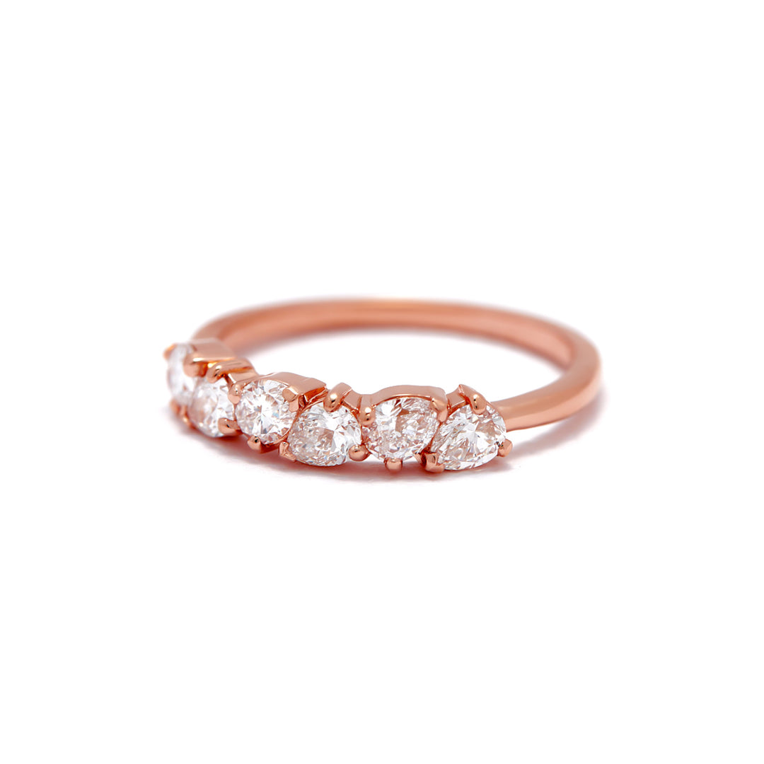 Paloma Pear Cut Diamond Ring