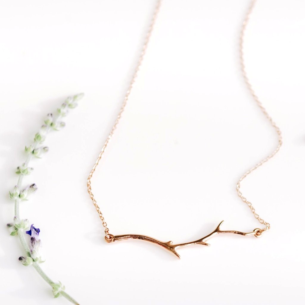 Nature Inspired Branch Necklace