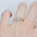 Avea Oval Cut Moissanite Engagement Ring