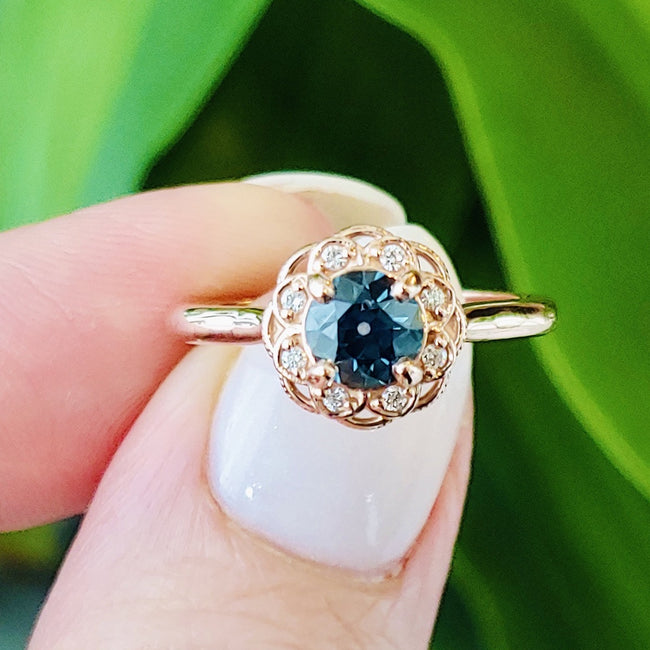 Delilah Montana Sapphire Engagement Ring