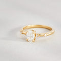 Juniper Oval Cut Diamond Engagement Ring