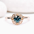 Delilah Montana Sapphire Engagement Ring